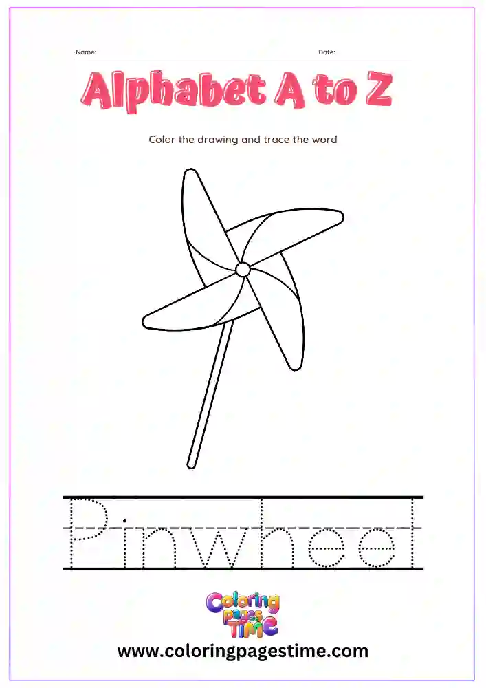 Alphabet Coloring Pages Printable