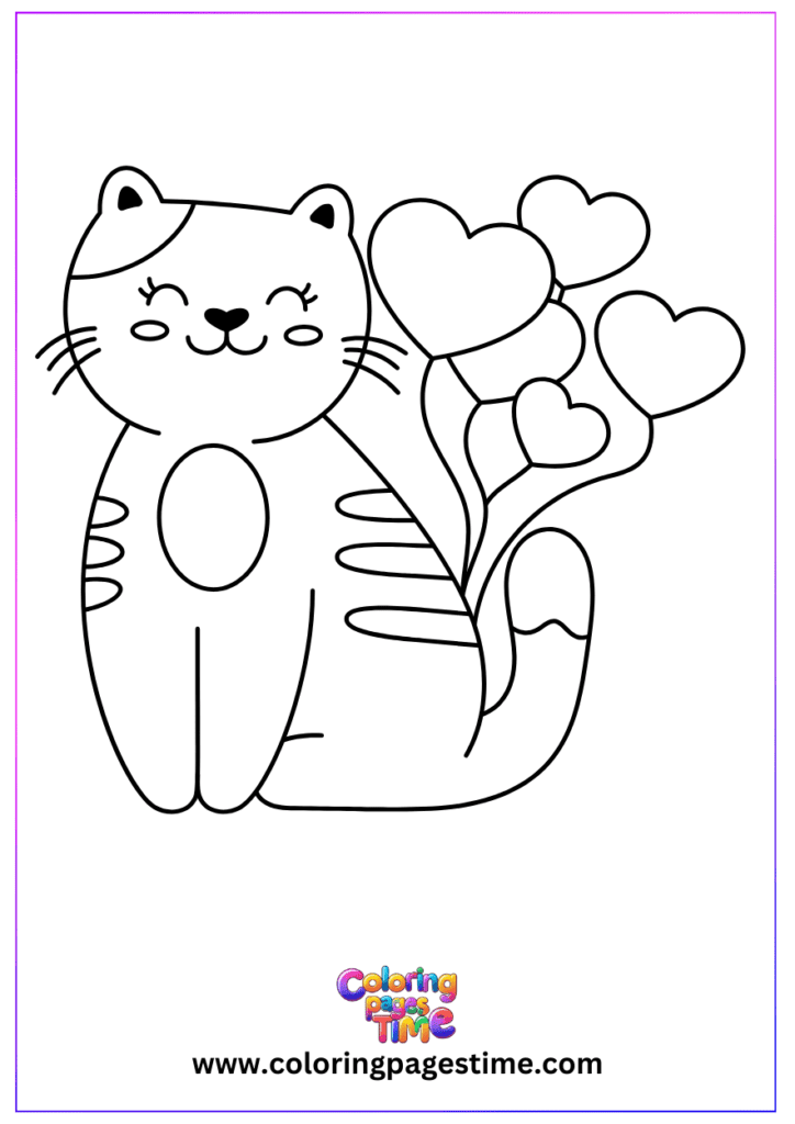 Cats coloring pages printable