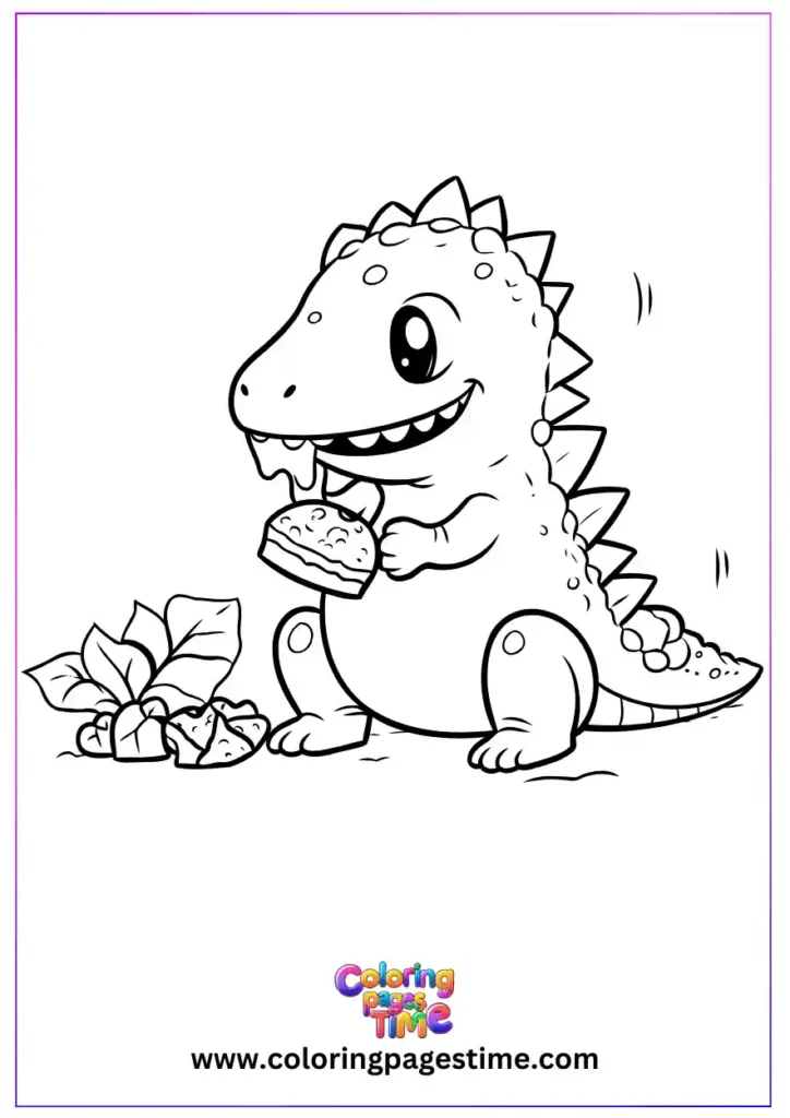 Dinosaur Coloring Pages Printable 10