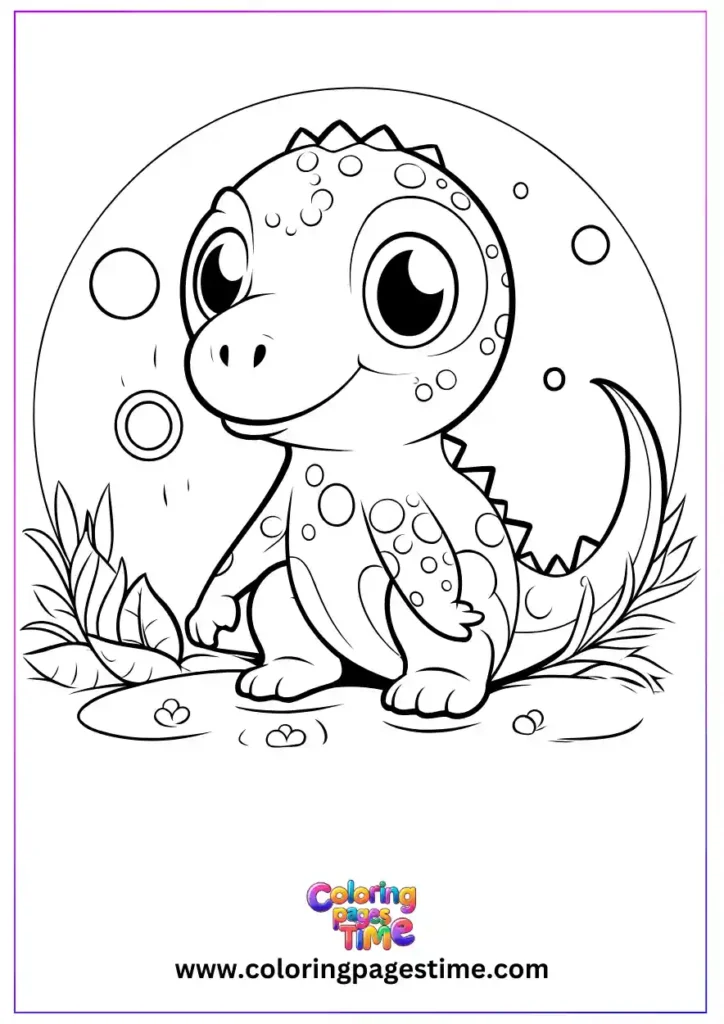 Dinosaur Coloring Pages Printable 12