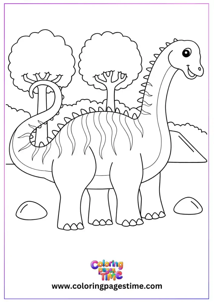 Dinosaur Coloring Pages Printable 14