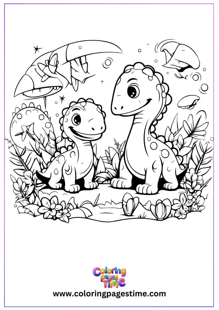 Dinosaur Coloring Pages Printable 15