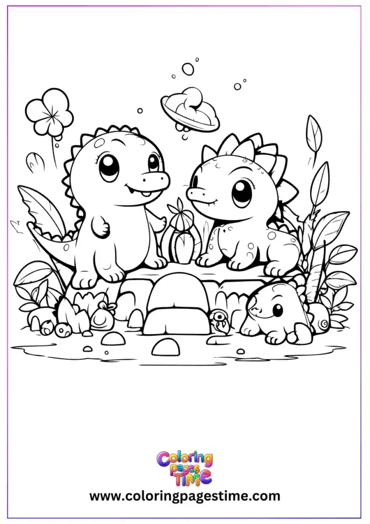 Dinosaur Coloring Pages Printable 18