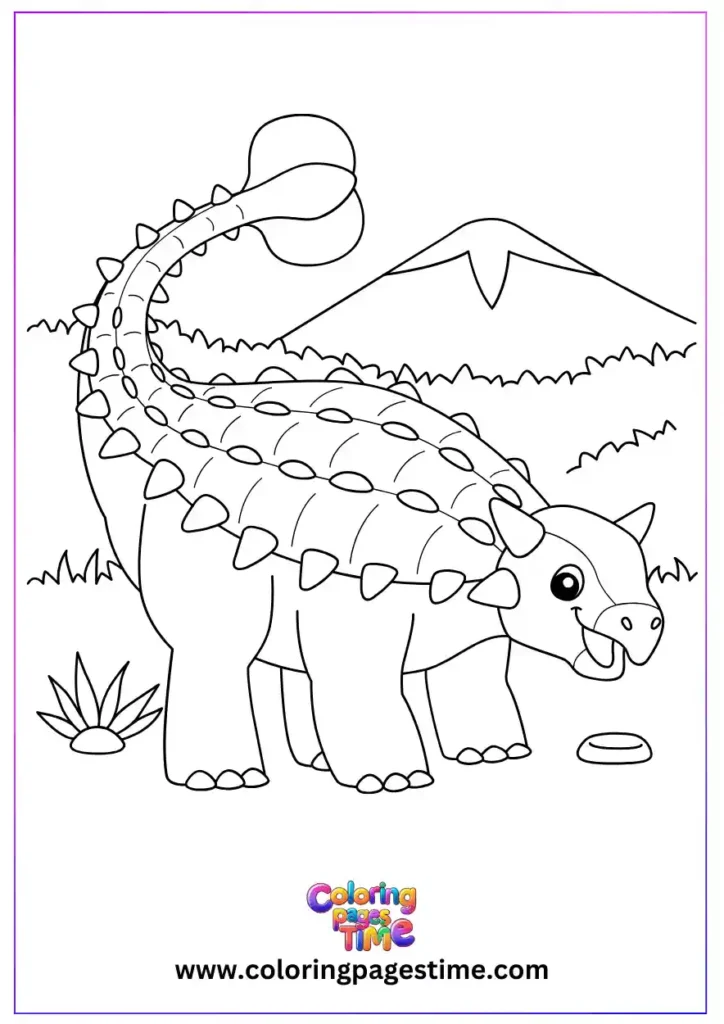 Dinosaur Coloring Pages Printable 19