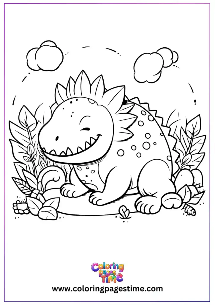 Dinosaur Coloring Pages Printable 21