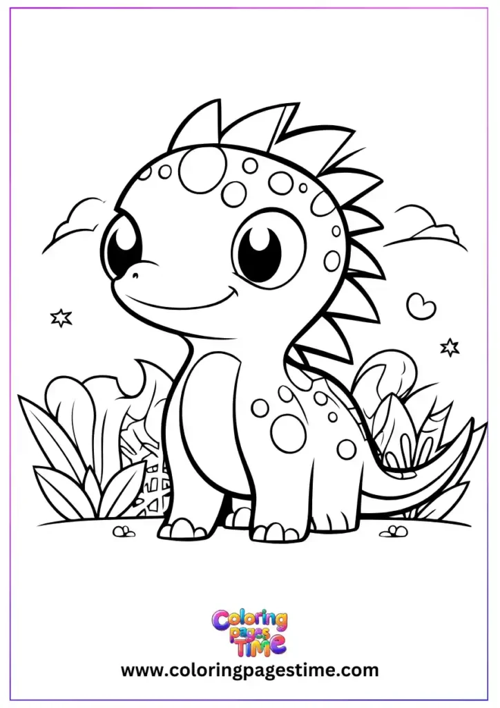 Dinosaur Coloring Pages Printable 23