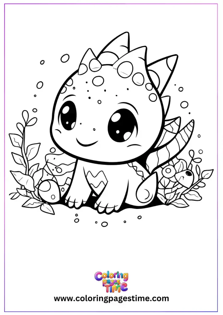 Dinosaur Coloring Pages Printable 24