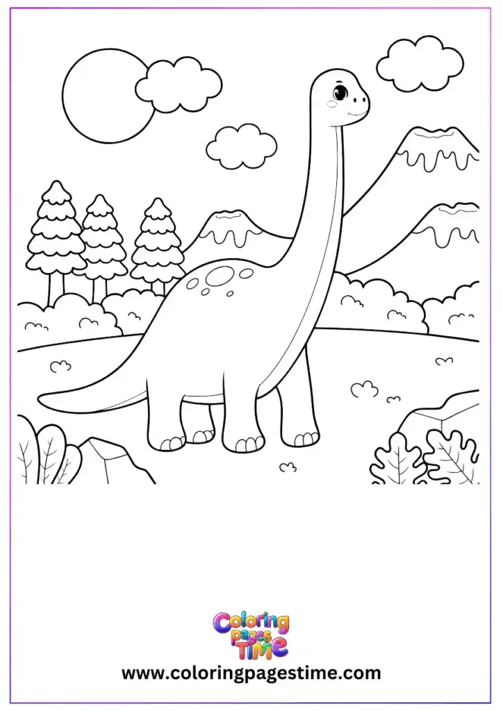 Dinosaur Coloring Pages Printable 6