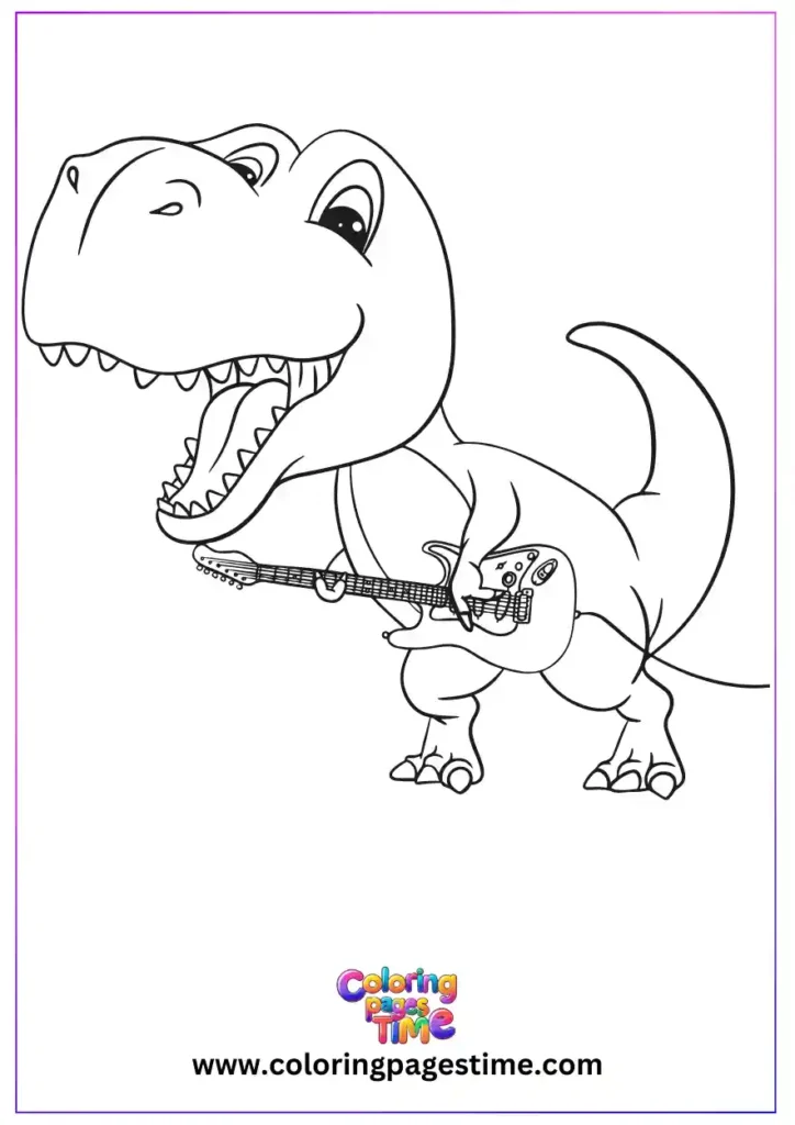 Dinosaur Coloring Pages Printable 7