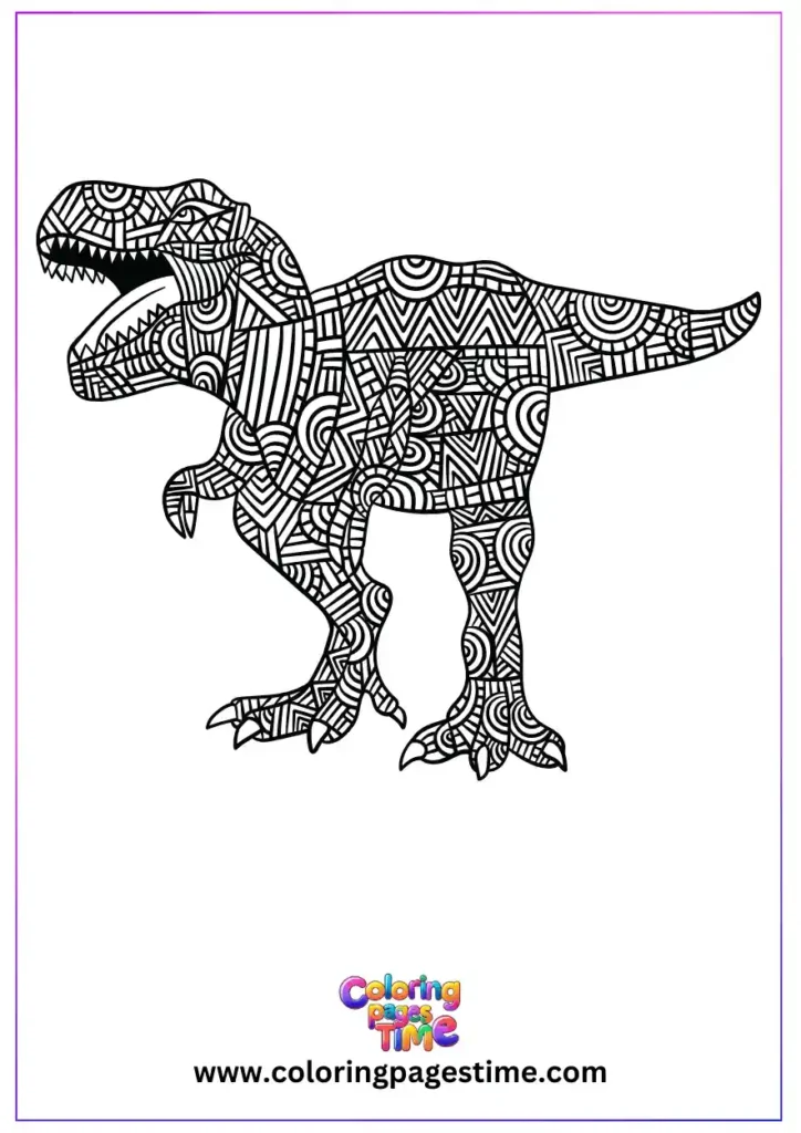 Dinosaur Coloring Pages Printable 8