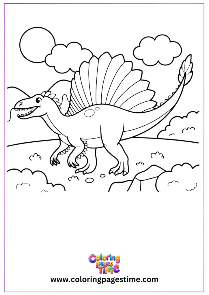 Dinosaur Coloring Pages Printable 9