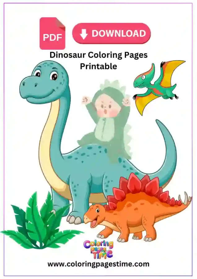 Dinosaur Coloring Pages Printable