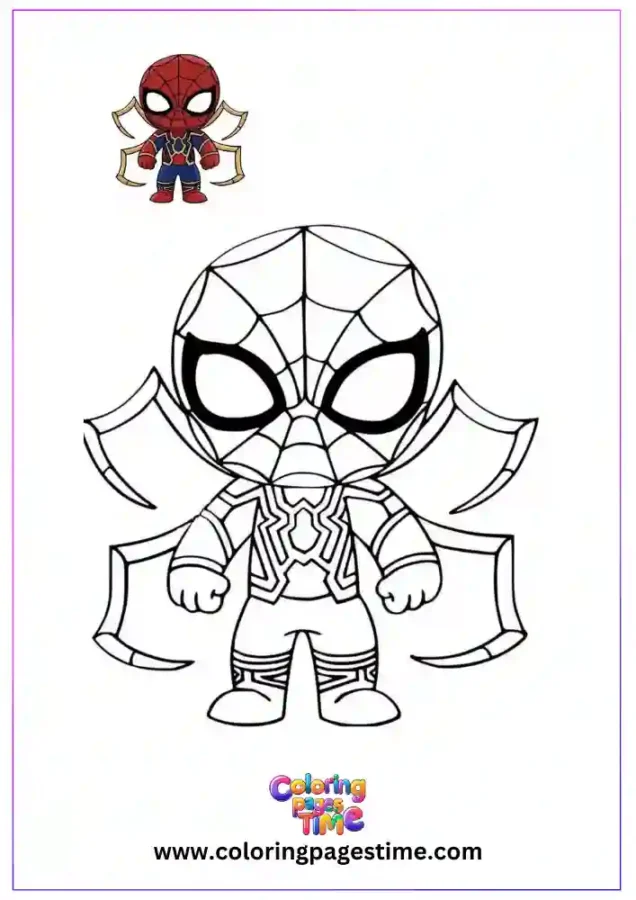 Free Cartoon Characters Coloring Pages 10