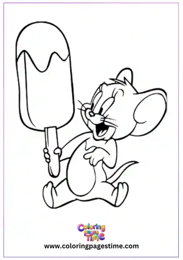 Free Cartoon Characters Coloring Pages 11