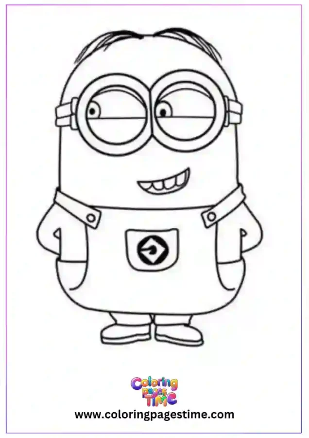 Free Cartoon Characters Coloring Pages 19