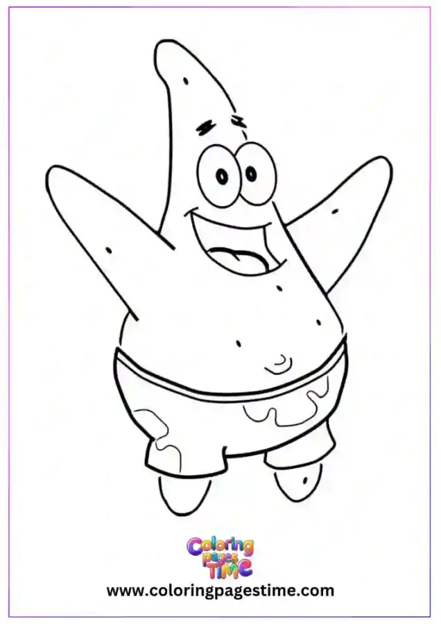 Free Cartoon Characters Coloring Pages 20