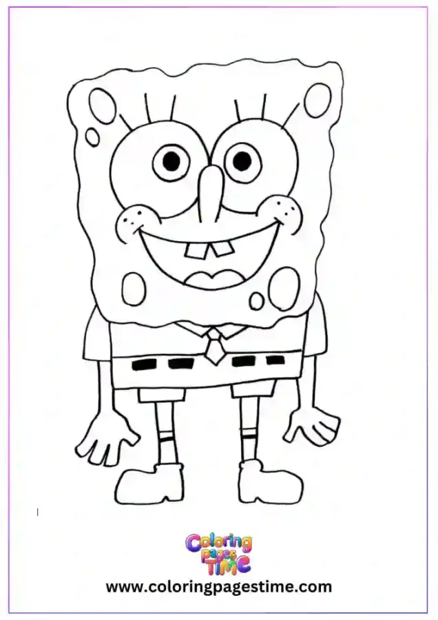 Free Cartoon Characters Coloring Pages 21