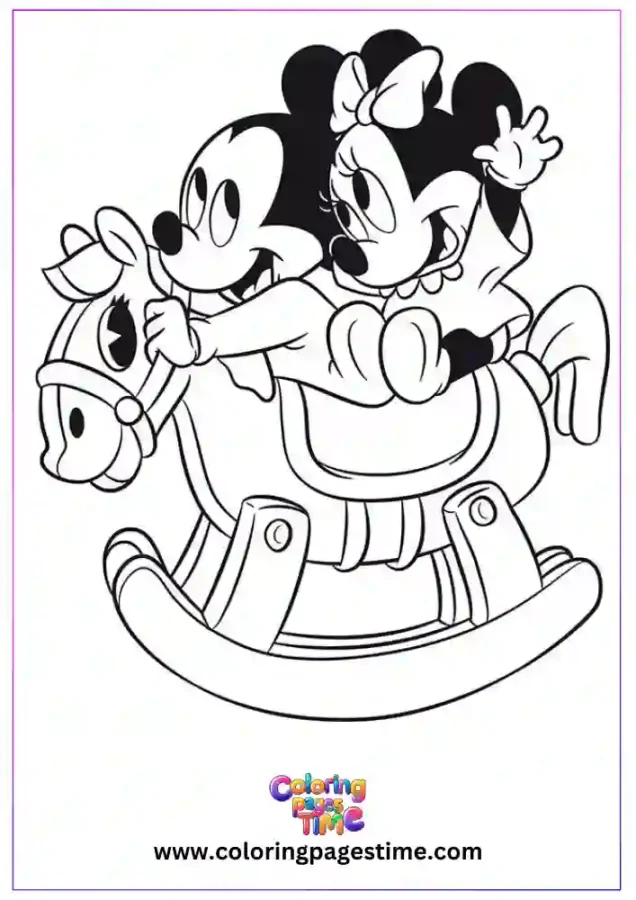 Free Cartoon Characters Coloring Pages 24