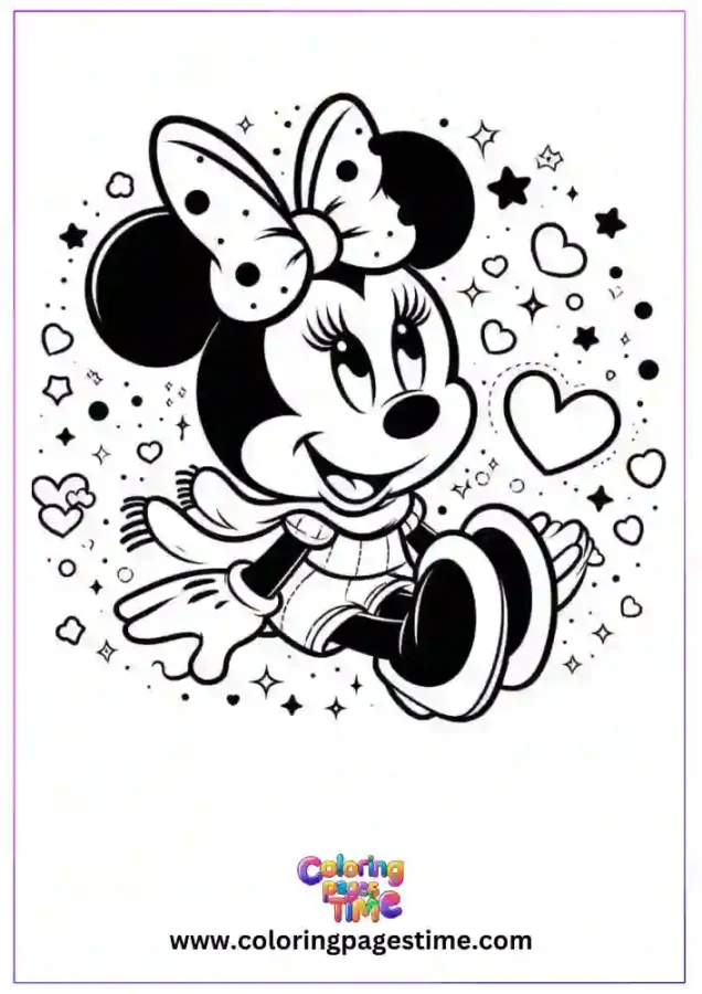 Free Cartoon Characters Coloring Pages 25