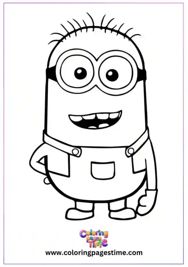 Free Cartoon Characters Coloring Pages 4