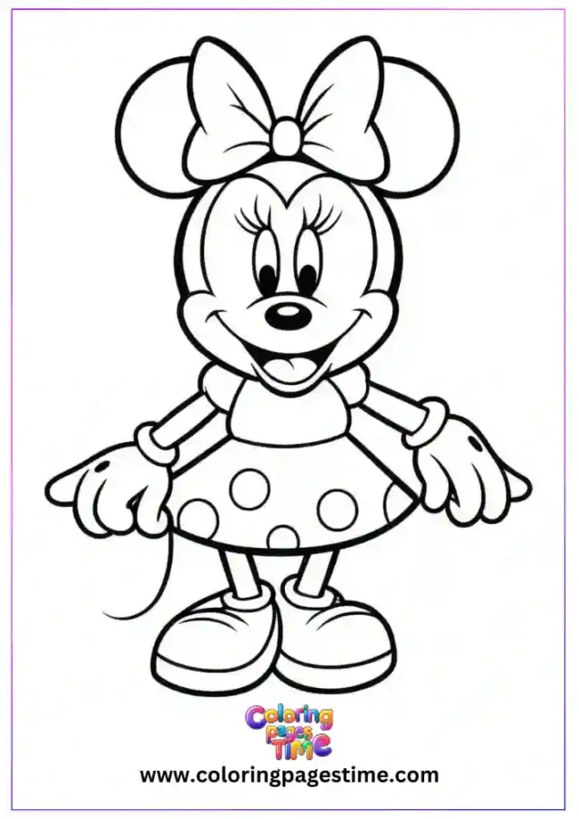 Free Cartoon Characters Coloring Pages 5