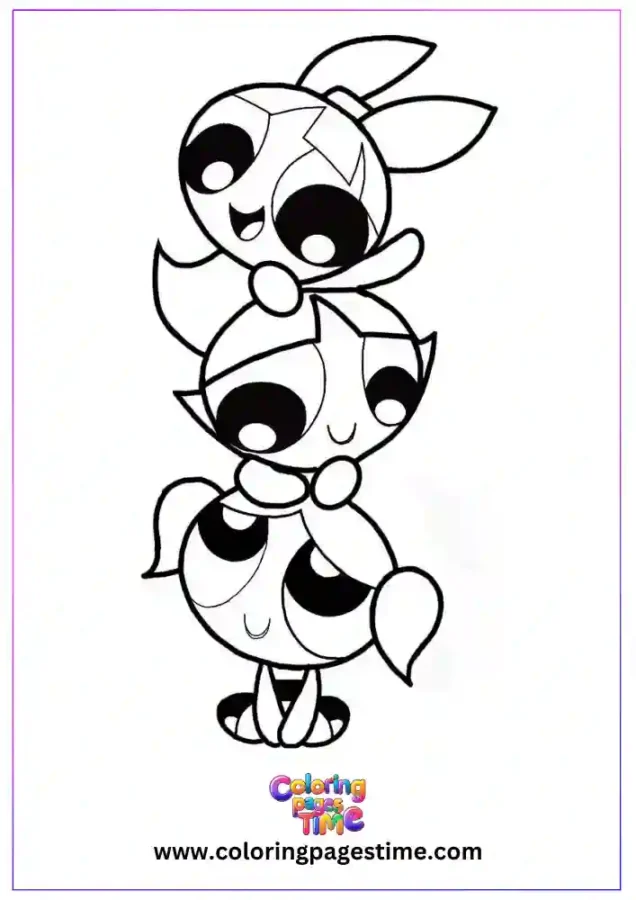 Free Cartoon Characters Coloring Pages 6