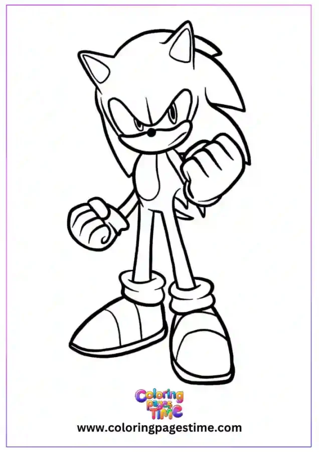 Free Cartoon Characters Coloring Pages 7