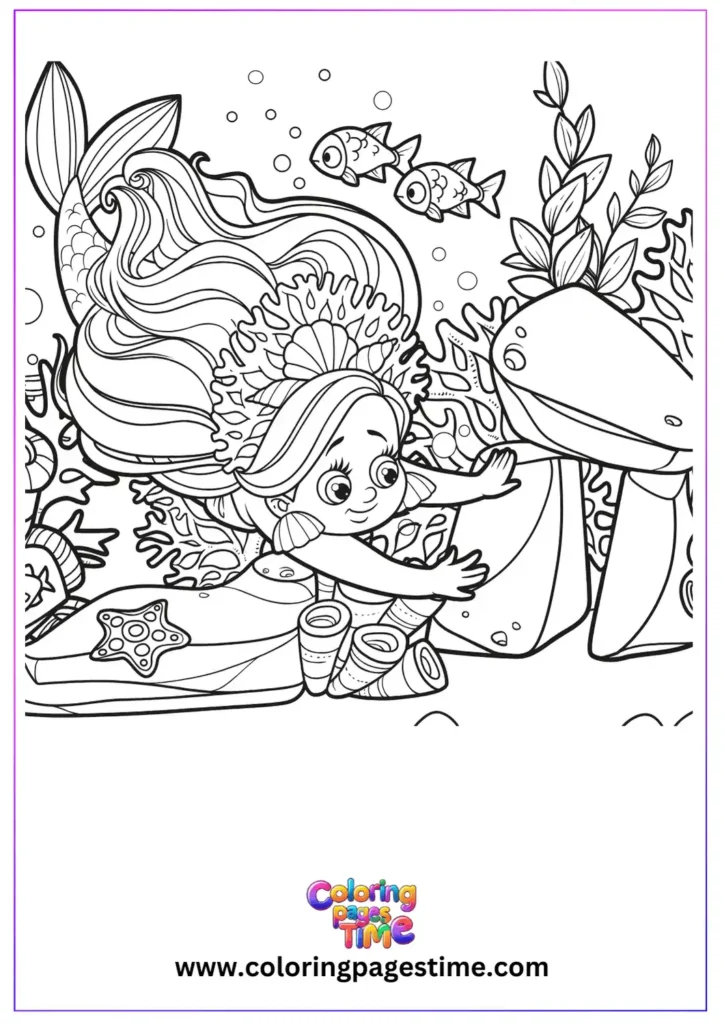 Little Mermaid Coloring Pages 20