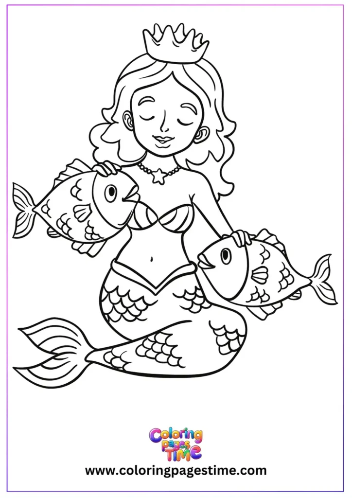 Little Mermaid Coloring Pages 5