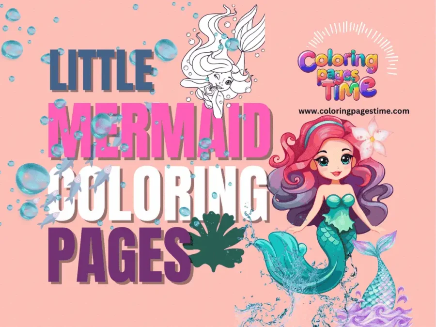 Little Mermaid Coloring Pages