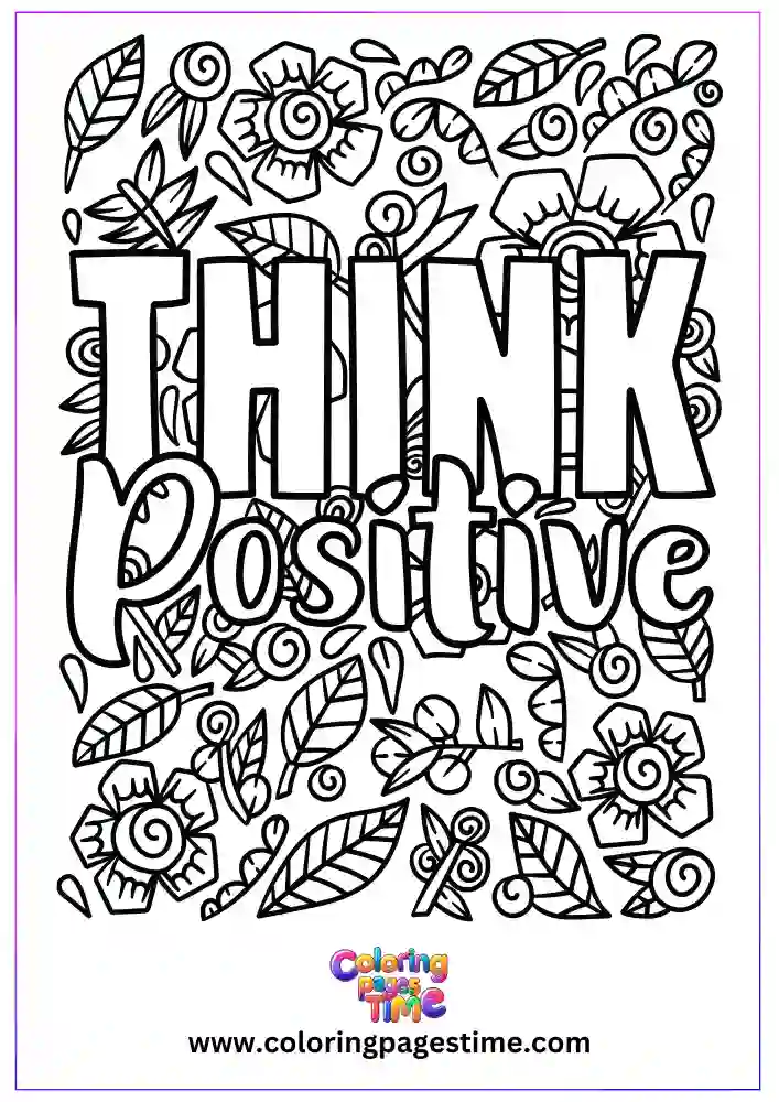 Motivational Quotes Coloring Pages-1