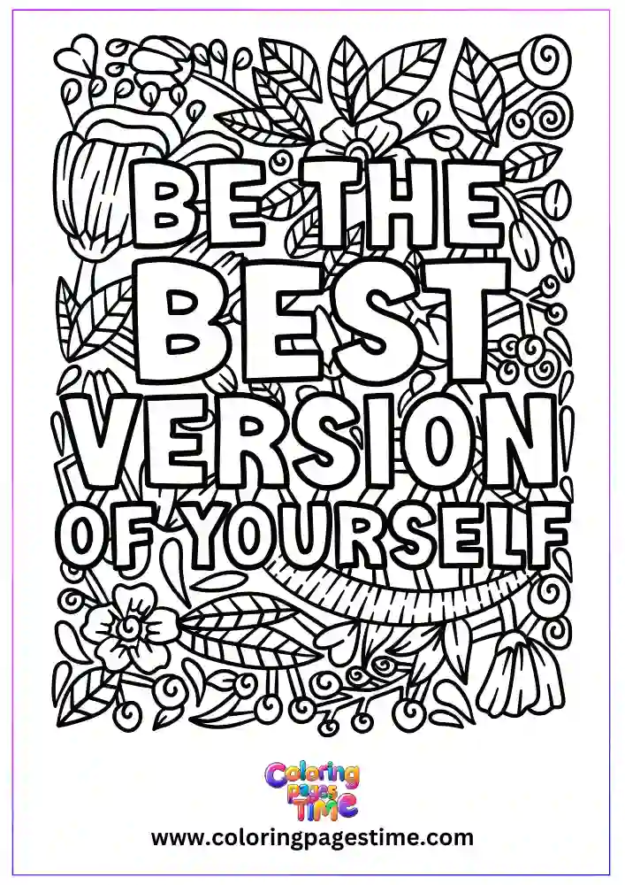 Motivational Quotes Coloring Pages-10