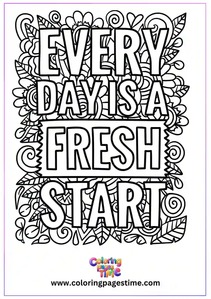 Motivational Quotes Coloring Pages-17