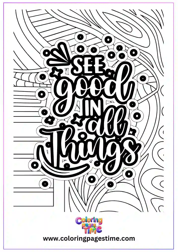 Motivational Quotes Coloring Pages-18