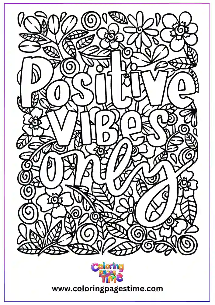 Motivational Quotes Coloring Pages-2