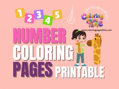 Number Coloring Pages Printable