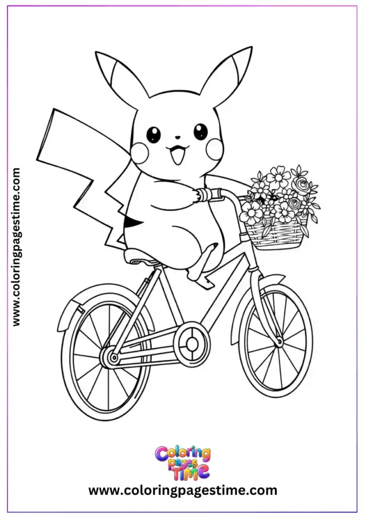 Pikachu Coloring Pages