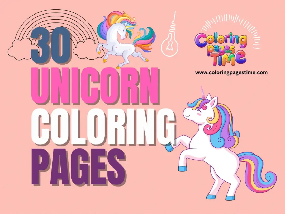 Unicorn Coloring Pages